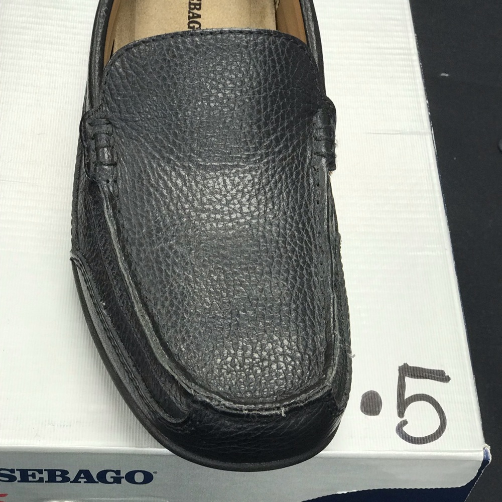 New sebago shoe leather upper I. Its original box
